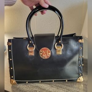 METRO CITY leather satchel
